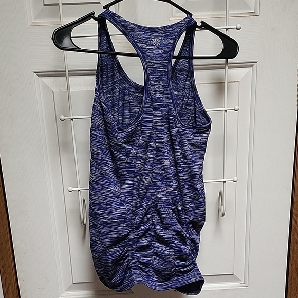 ATHLETA Blue and Black Striped Tank Top - Picture 7 of 10